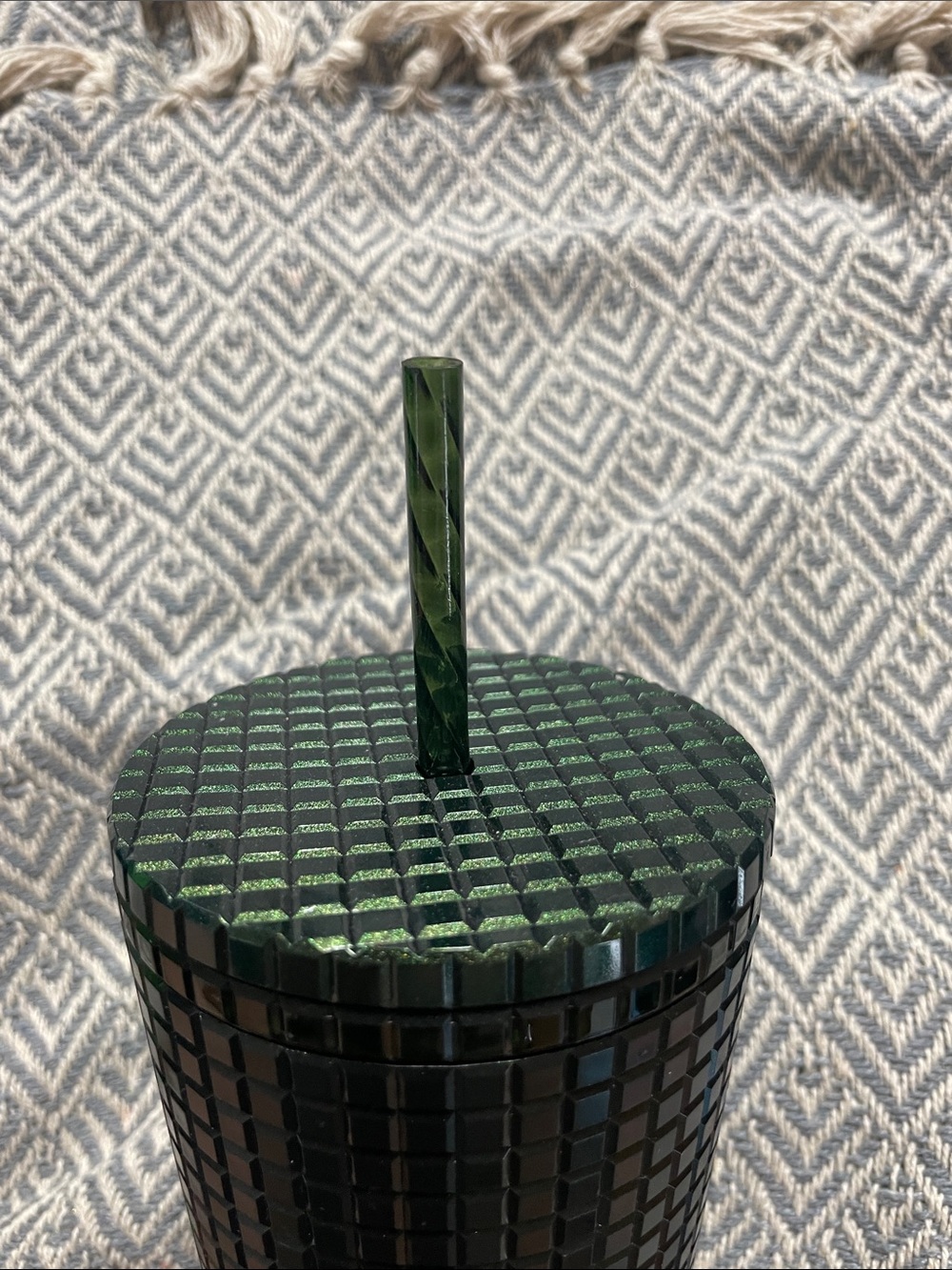Starbucks Dark Emerald Studded Tumbler with Straw - Picture 3 of 5